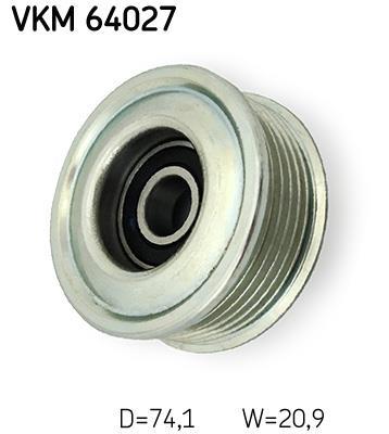Polea inversión/guía, correa auxiliar servicios SKF ref. VKM 64027
